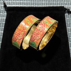 Lilly Pulitzer | Boca Let's Cha Cha Enamel Bangle Bracelets